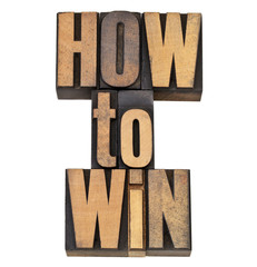how to win in letterpress type