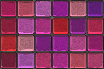 Colorful eyeshadow palette