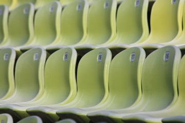 Fototapeta premium Plastic chairs