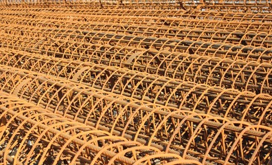 Baustahlbewehrung eines Bohrpfahls