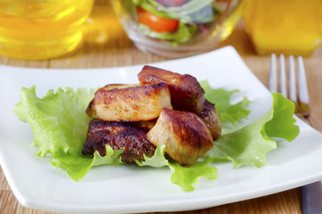 baked meat
