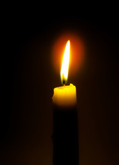 burning candle