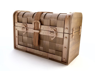 Vintage Chest in 3D