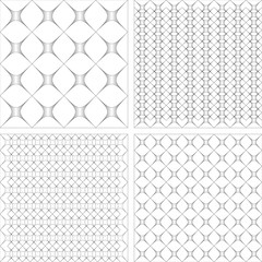 Kachelmuster Set Grauverlauf