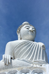 Fototapeta premium The big marble buddha