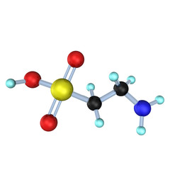 Obraz premium Molecule Taurine