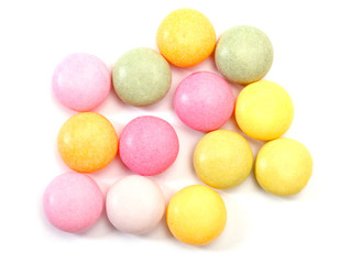photo of colorful candy, closeup