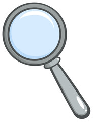 Grey Magnifying Glass