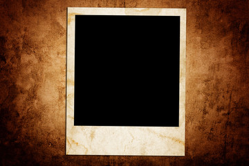 single blank photo frame
