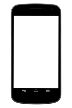 smart phone isolated on white background