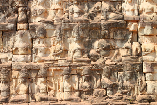 Terrace of the elephants, Angkor Thom