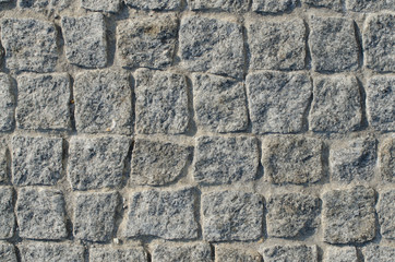 Cobbled pavement
