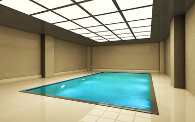 Pool Indoor 3D