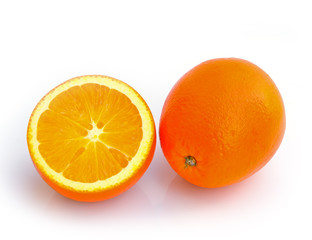 Orange isolated on white background