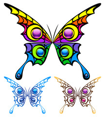 Colorful butterflies 1