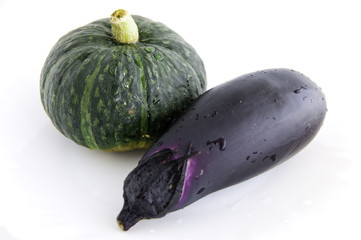 かぼちゃと茄子