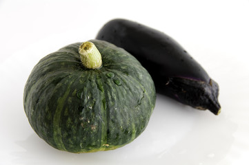 かぼちゃと茄子