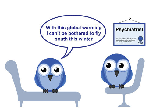 On the Psychiatric couch and global warming