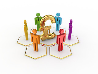 Business network concept.
