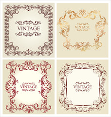 Vintage frame - set