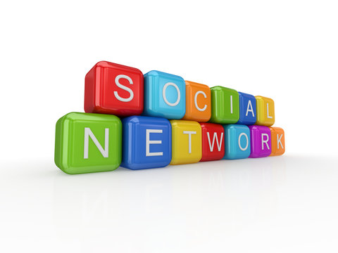 Social network concept.