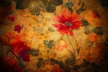 Shabby Chic Vintage Floral Texture for Background