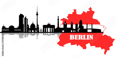 &quot;Berlin Skyline Umriss&quot; Stockfotos und lizenzfreie