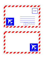 Air Mail on white background