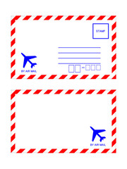 Air Mail on white background