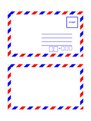 Air Mail on white background