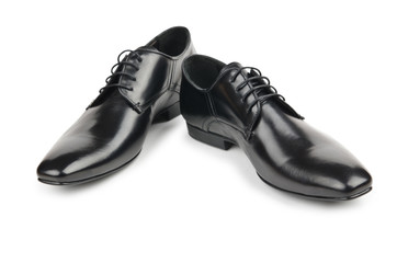 Male shoes in fashion concept
