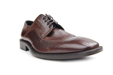 Male shoes in fashion concept