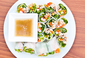 vegetables noodle thai apply style