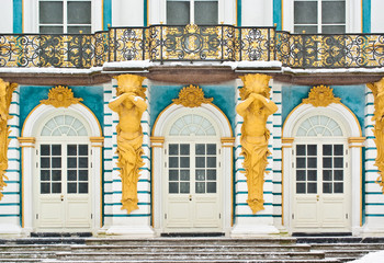 Hermitage Pavilion in Pushkin near St.Petersburg, Russia