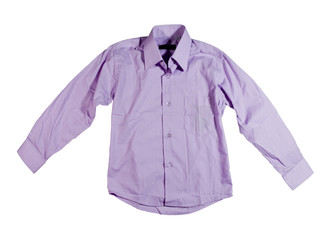 Light-violet shirt.