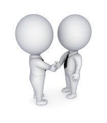 Businesspeople shaking hands.