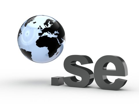 3D Domain se mit Weltkugel