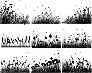 meadow silhouettes