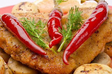 champignon schnitzel