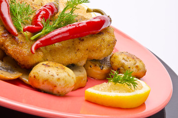 champignon schnitzel