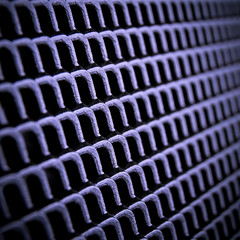 Obraz premium abstract metallic grid