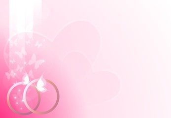 pink wedding background