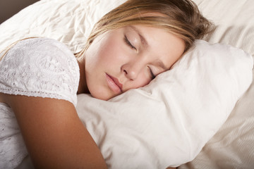 sleeping girl