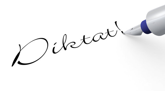 Stift Konzept - Diktat