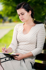 Young business woman