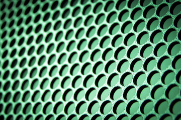 abstract metallic grid