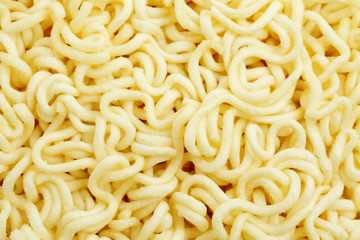 instant noodle close up