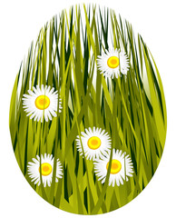 Easter floral egg