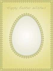 Happy EASTER  Wishes Calligraphic Design.