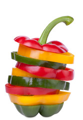 A selection of colorful sweet peppers
